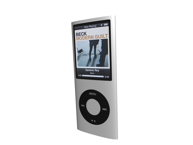 iPod classic 6th generation 3d rendering