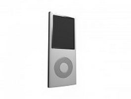 MP3 player touch screen 3d model preview