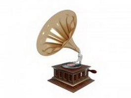 Victor V phonograph 3d preview