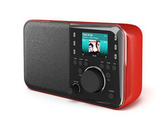 MP4 player with speaker 3d rendering