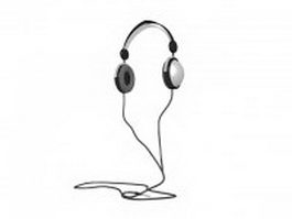 Hi-Fi headphones 3d model preview
