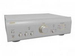 Electronic amplifier 3d model preview