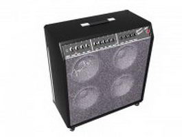 Fender concert reverb guitar amplifier 3d preview