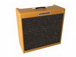 Fender Bassman guitar amplifier 3d preview