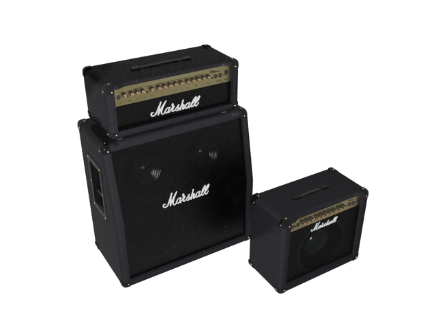 Marshall Vintage Reissue Amplifier 3d rendering