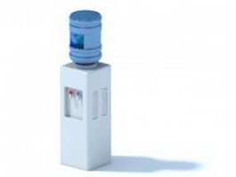 Drinking water dispenser 3d model preview