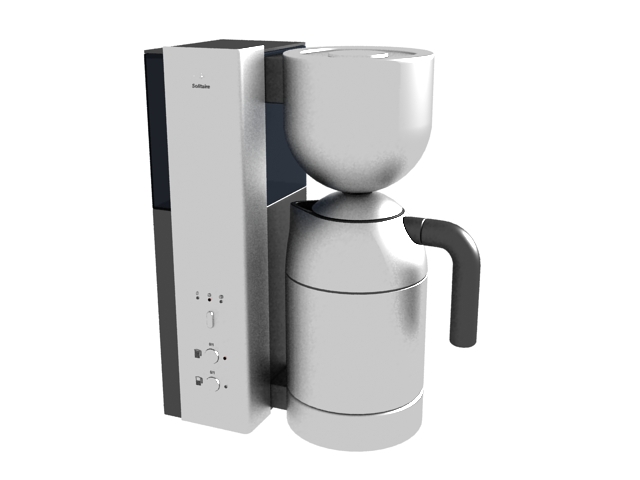 Bosch Solitaire coffee maker 3d rendering