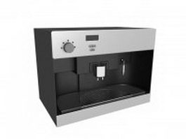 Modern coffee maker 3d model preview