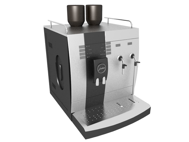 Jura espresso machine 3d rendering