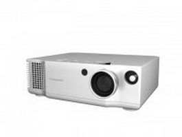 Panasonic projector 3d model preview