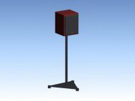 JVC speaker with stand 3d preview