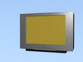 TCL flat screen TV 3d model preview