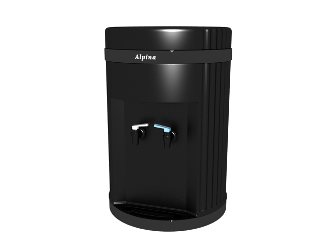 Alpina water dispenser 3d rendering