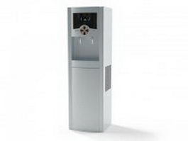Water cooler & dispenser 3d model preview