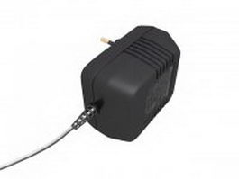 AC power adapter 3d model preview