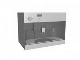 Office coffee machine 3d model preview