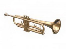 Bb trumpet 3d preview