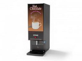 Hot chocolate machine 3d model preview