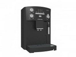 Electrolux coffee machine 3d model preview