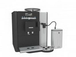 Siemens black coffee machine 3d model preview