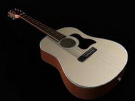 Spanish guitar 3d model preview