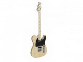 Fender Telecaster electric guitar 3d model preview