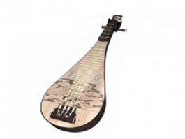 Chinese Pipa 3d model preview