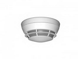Residential smoke detector 3d preview