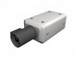 Traffic surveillance camera 3d model preview