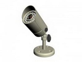 Outdoor security camera 3d model preview