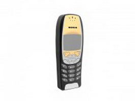 Nokia GSM mobile phone handset 3d model preview