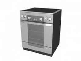 Electric stove oven 3d preview