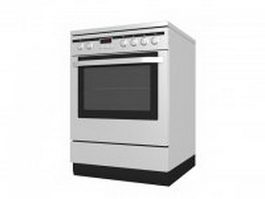 Electric range and oven 3d preview