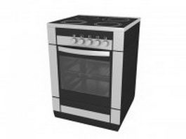 Viking electric range 3d preview