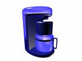 Coffee maker 3d model preview