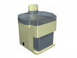 Electric centrifugal juicer 3d model preview