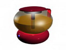 Electric tea pot 3d preview