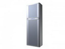 Household fridge 3d model preview