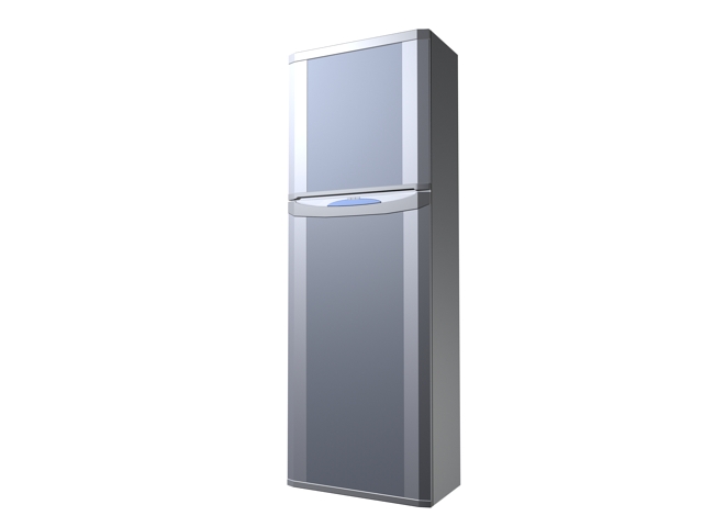 Household fridge 3d rendering