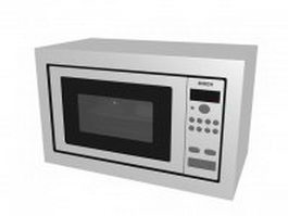 Bosch compact microwave oven 3d model preview