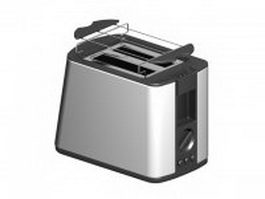 Breakfast collection toaster 3d preview