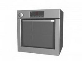 Super cooker microwave oven 3d model preview