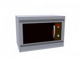 Microwave oven 3d model preview