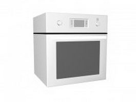 Countertop microwave 3d model preview