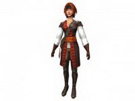 Age of pirates character Beatrice 3d preview