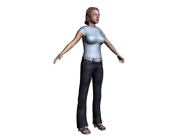 Character Creator 4 Online Manual - Universal T-pose Editing Feature