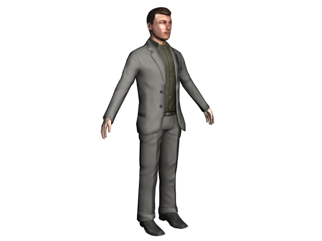 Rigged T-Pose Human Male w 50 Face Blendshapes - Download Free 3D model by  Mike Alger (@mikealger) [cc7e459]