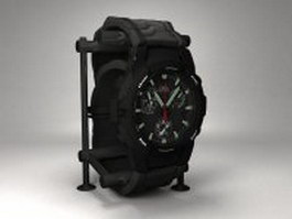 Casio G-Shock watch 3d model preview