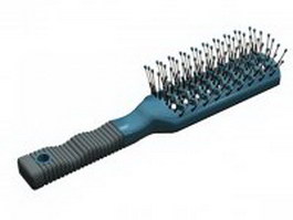 Comb and brush 3d model preview