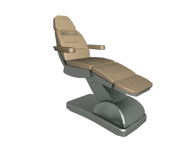 Massage chair recliner 3d rendering